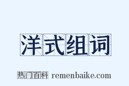 洋式组词是什么意思的图片